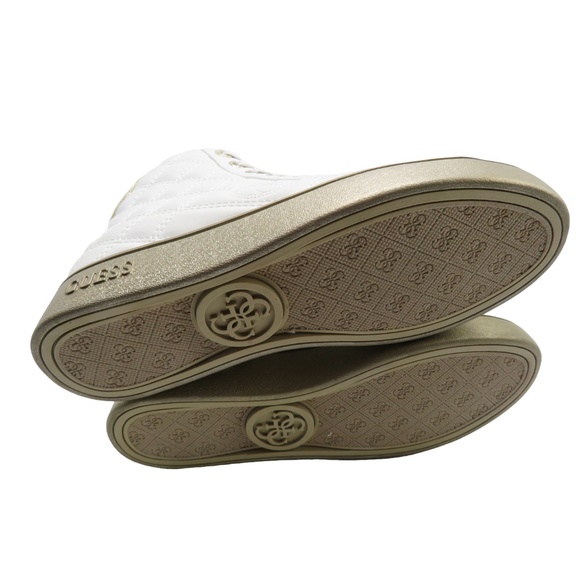 Guess BAUX Quilted High-Top Sneakers - Picture 6 of 6
